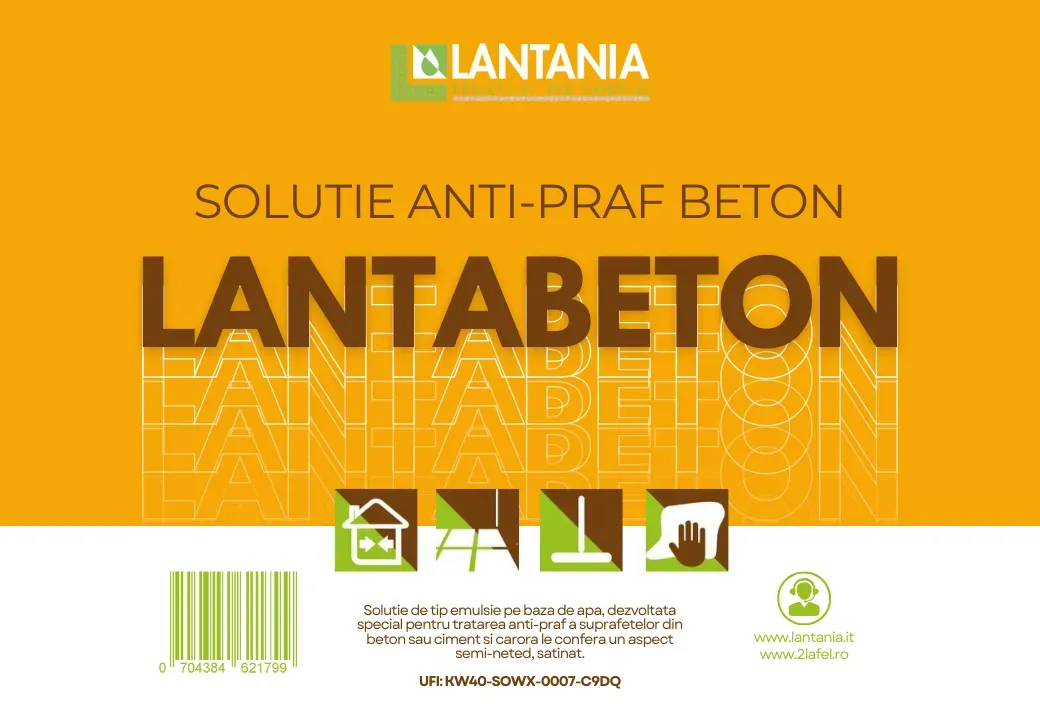 Solutie anti-praf pentru pardoseli din beton - Lantabeton 1 litru